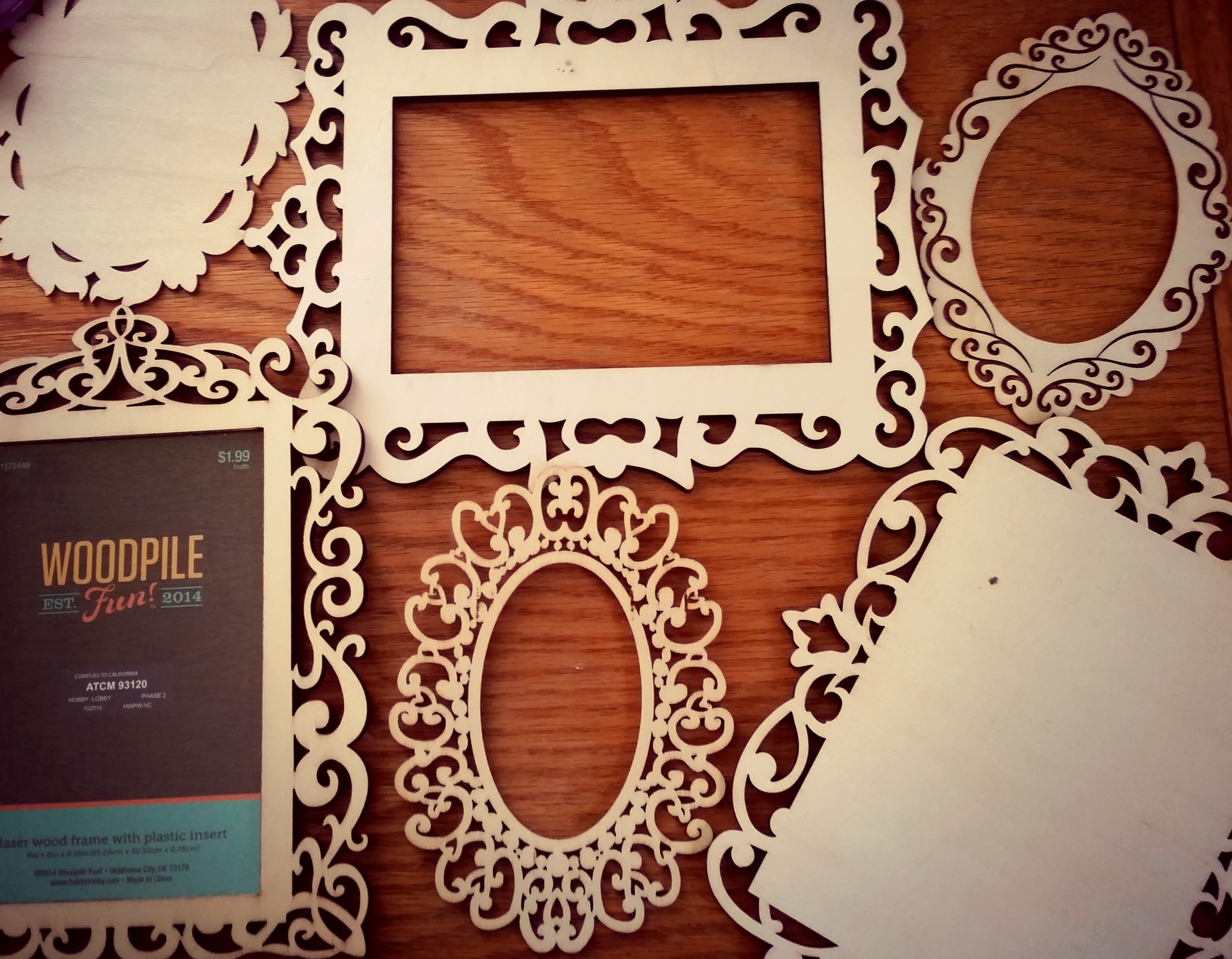 Laser Cut Wood Frames and Plaques • Art Supply Guide