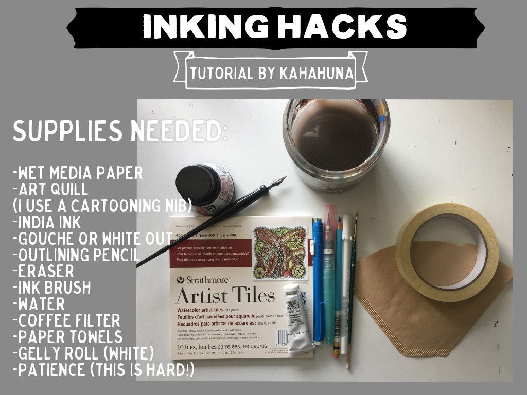 ink hacks: learn how to work with wet ink